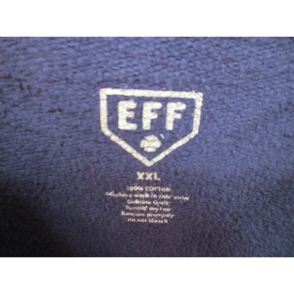 Ebbets Field Flannel (EFF) Phila Sphas Short Sleeve Sweatshirt Navy Size XXL - Picture 2 of 16
